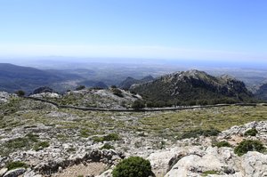 Puig des Teix - Aussicht nach Südost über Mallorca