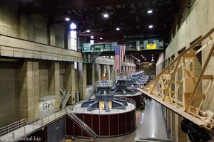 Die Generatoren im Innern vom Hoover Dam