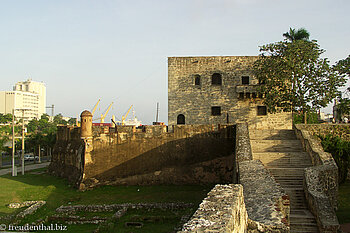 Gemäuder des Alcázar de Colon in Santo Domingo