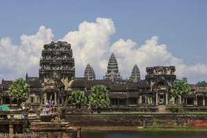 Die Tempelanlage Angkor Wat ist das größte sakrale Bauwerk.