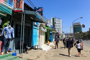 in den Straßen von Addis Abeba