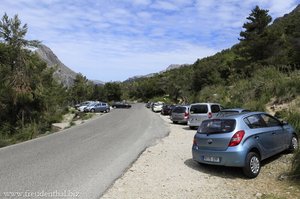 Wanderparkplatz beim Embassament de Cúber