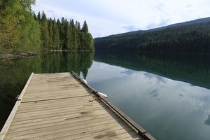 Kanuanlegestelle auf dem Clearwater Lake