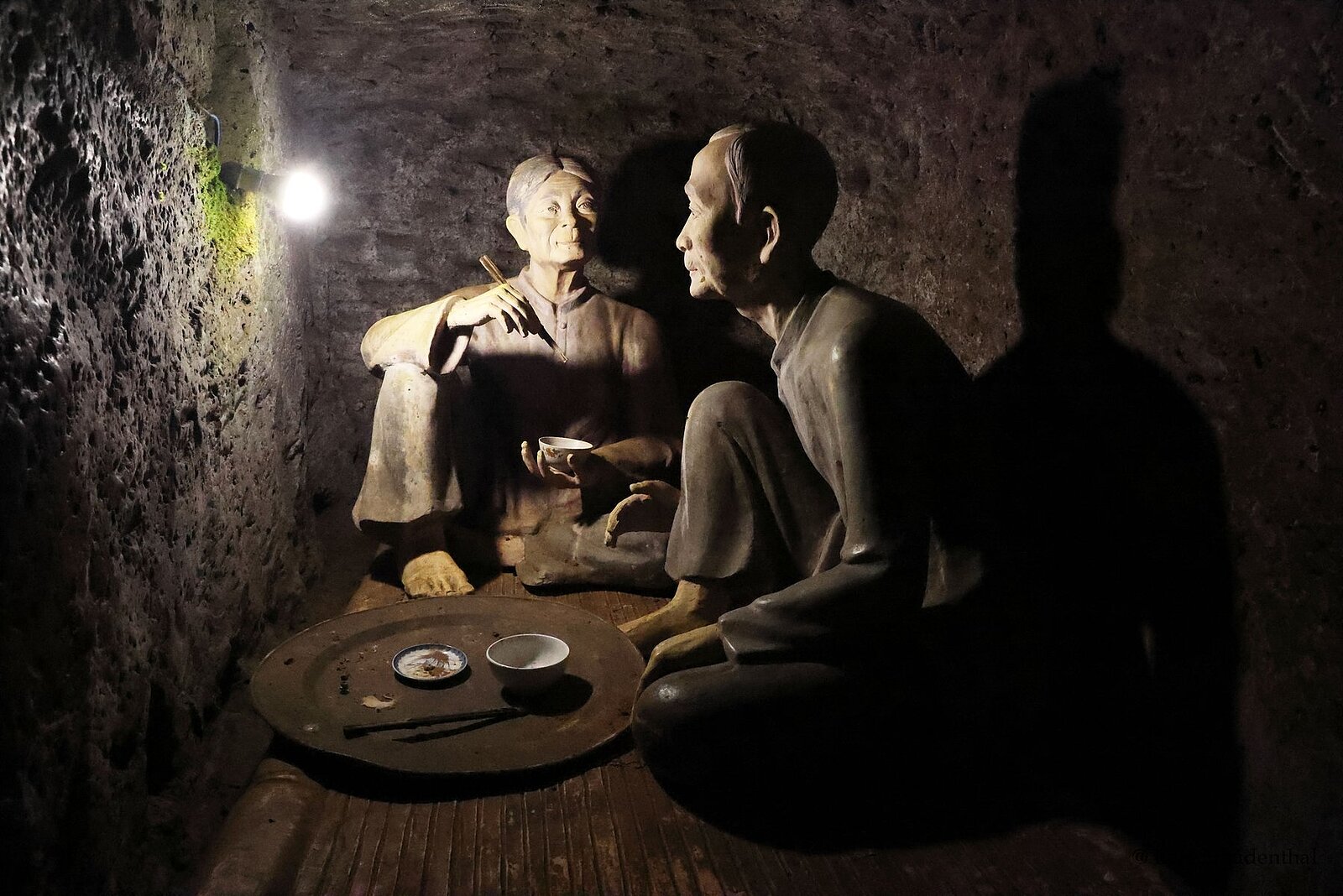 Eindrücke der Tunnel von Vĩnh Mốc in Vietnam