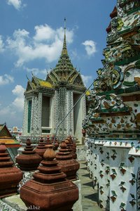 mit Scherben verzierter Prang im Wat Arun