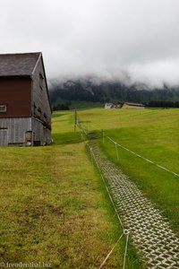 Wanderweg über den Rossberg zum Berggasthaus Ruhesitz