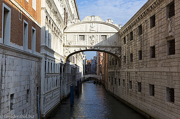 ... die Seufzerbrücke und noch viel mehr in Venedig.