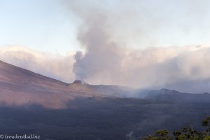 Eine sich ändernde Landschaft am Piton de la Fournaise