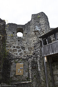 Im Innern der Alttrauchburg