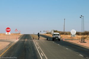 Verkehrskontrolle nahe Windhoek