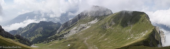 Blick über Gemsmättli zum Widderfeld