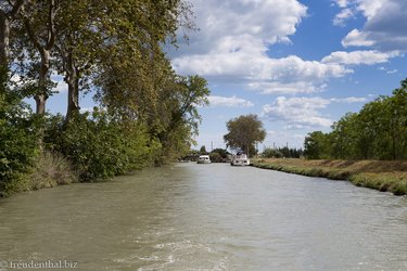 Hausboote auf dem Canal du Midi