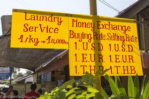 seltsame Wechselkurse auf Don Khon