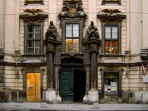 Eingang Altes Rathaus in Wien