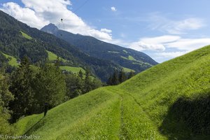 Grüne Wiesen im Passeiertal - Schildhöfeweg