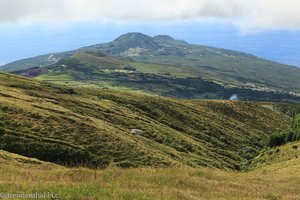 Aussicht von der Caldeira zur Westspitze von Faial