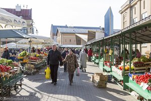 auf dem Zentralmarkt von Riga