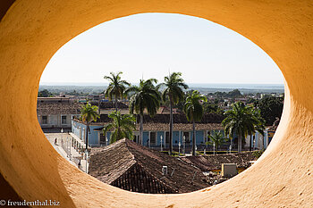 Sichtfenster beim Convento San Francisco de Asis