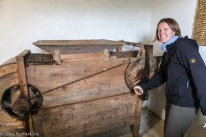 Anne in der Quendale Water Mill