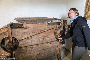Anne in der Quendale Water Mill
