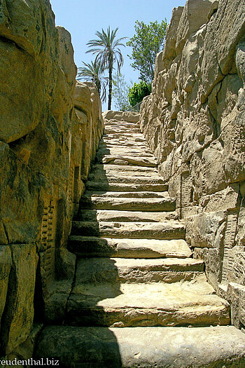 Treppe zum Nilometer