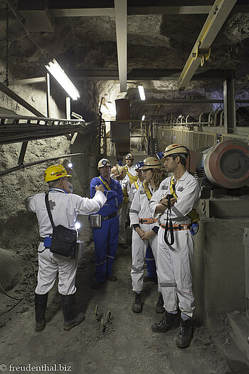 Besichtigungstour in der Cullinan Diamond Mine bei Pretoria