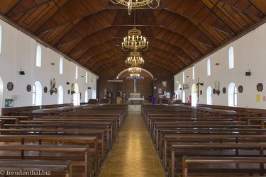 In der Kirche von Petite Île