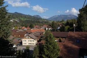 Aussicht auf den Grat vom Iseler zur Kühgundspitze