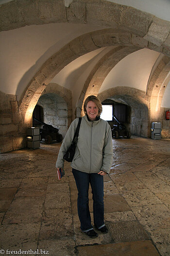 Im Geschützraum des Torre de Belem. Im Geschützraum des Torre de Belem.