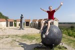 Lars von Münchhausen bei der Festung Bendery in Transnistrien