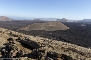 Die Lava-Landschaft um die Caldera Blanca