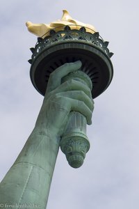 die Fackel der Freiheitsstatue von New York