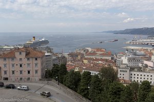 Blick zum Golf von Triest