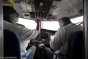 Flug von Praslin nach Mahé