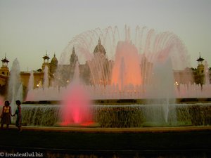 Font Mágica mit Wasserspiele in Barcelona