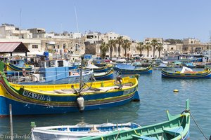 Fischerboote im Hafen von Marsaxlokk