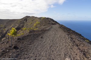 Weg zum Gipfel des Volcán de San Antonio