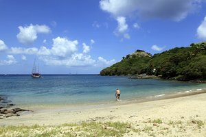 Strand bei Pigeon Island