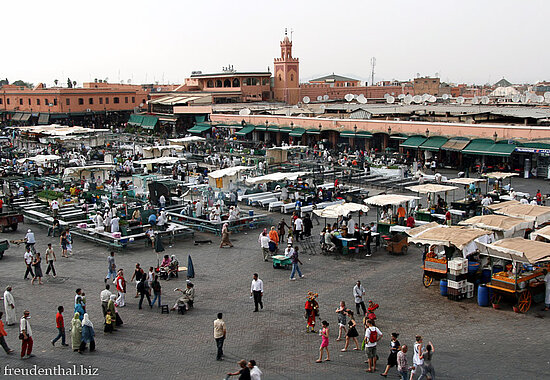 Medina und Djemaa el Fna in Marrakesch