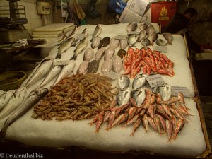 Fischauswahl in der Modiano-Markthalle