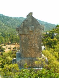 lykischer Sarkophag bei Kaleköy in der Türkei