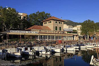 Bei den Fischerbooten von Port de Sóller