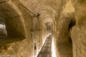 In der größten Höhle der Katakomben von Ir-Rabat.