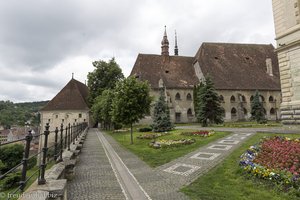 Terrasse bei der Klosterkirche von Sighisoara