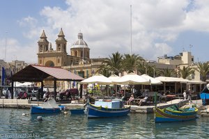 Im Hafen von Marsaxlokk auf Malta