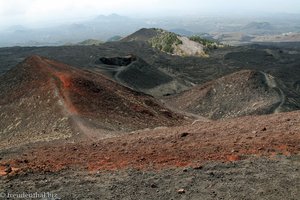 Blick über die Vulkanlandschaft südlich des Ätna