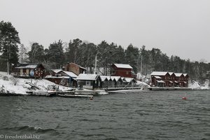 Ausflugsziel Fjäderholmarna der Stockholmer Schären