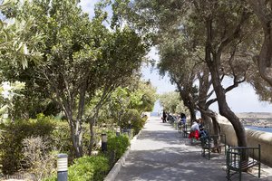 Grünanlage im Lower Barrakka Garden von Valletta