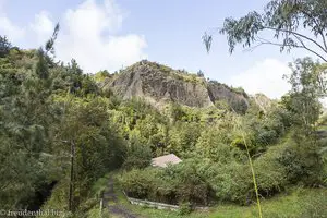 Blick zu den Ruinen der Ancien Thermes