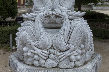 Drachen im Woljeongsa Tempel